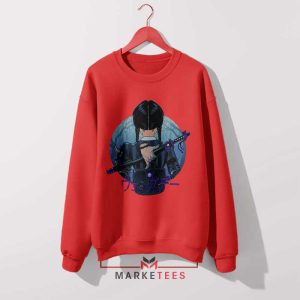 Deadly Wednesday Addams Katana Red Sweatshirt