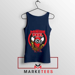 Deadpool's Army of Minionsn Navy Tank Top