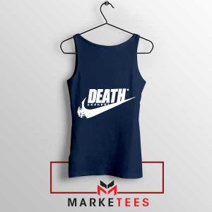 Death Is Coming Nike Just Do It Navy Tank Top