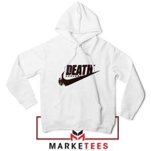 Death Is Coming Nike Just Do It White Hoodie