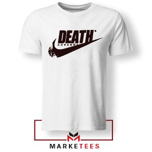 Death Is Coming Nike Just Do It White Tshirt