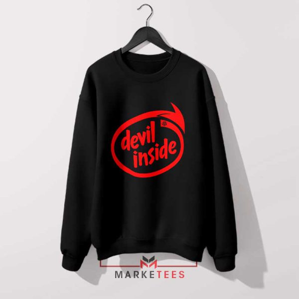 Devil Inside Intel Powered Parody Sweatshirt