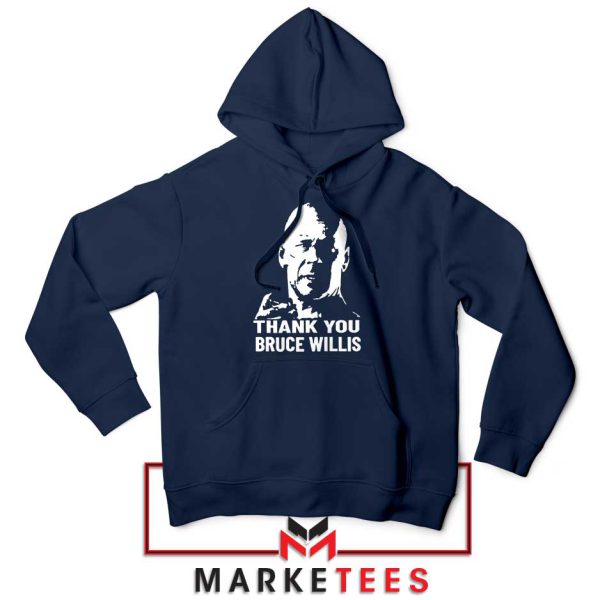 Die Hard Style John McClane's Signature Navy Hoodie