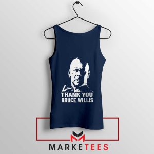 Die Hard Style John McClane's Signature Navy Tank Top