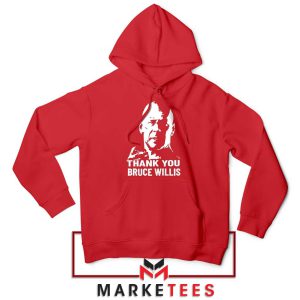 Die Hard Style John McClane's Signature Red Hoodie