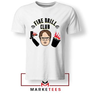 Dwight Schrute Hellfire Club White Tshirt