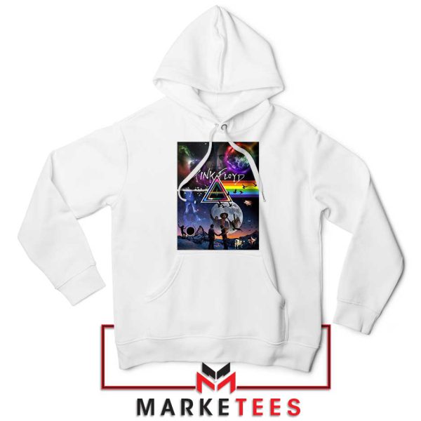 Fan Merch Pink Floyd Legendary Album White Hoodie