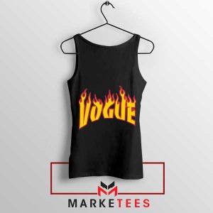 Fashion on Fire Skater Chic Black Tank Top