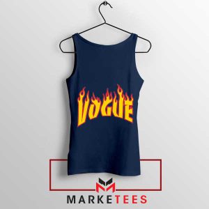 Fashion on Fire Skater Chic Navy Tank Top