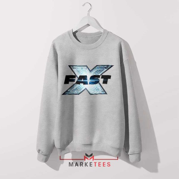 Fast X Dom Toretto Symbol Grey Sweatshirt