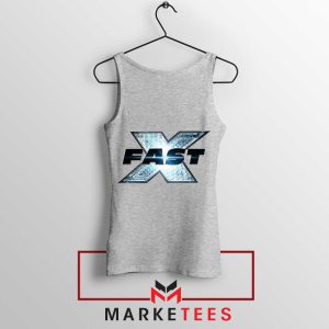 Fast X Dom Toretto Symbol Grey Tank Top