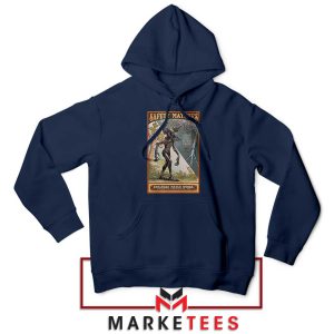 Fear the Demogorgon Safety Matches Navy Sweatshirt (3)