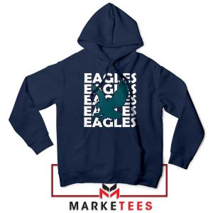 Fly Eagles Fly City of Champions Navy Hoodie