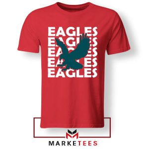 Fly Eagles Fly City of Champions Red Tshirt