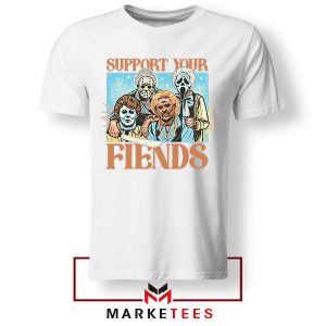 Freddy, Michael Myers, Jigsaw's Friends White Tshirt