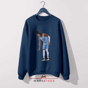 G12 Ja Morant Memphis Grizzlies Meme Navy Sweatshirt