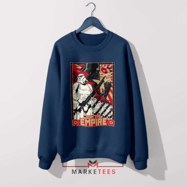 Galactic Government Stormtrooper Chic Navy Sweatshirt