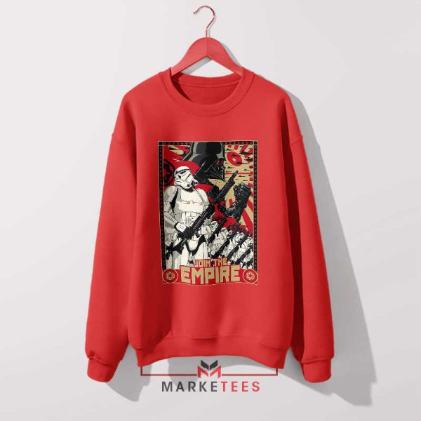 Galactic Government Stormtrooper Chic Red Sweatshirt