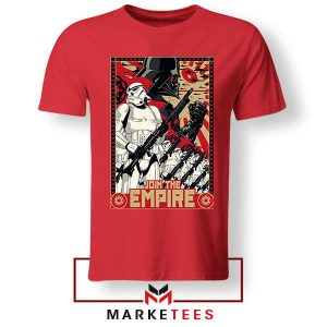 Galactic Government Stormtrooper Chic Red Tshirt