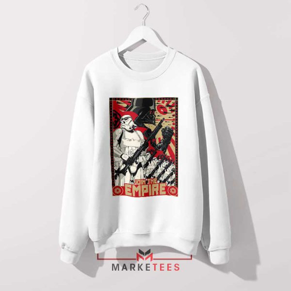 Galactic Government Stormtrooper Chic White Sweatshirt