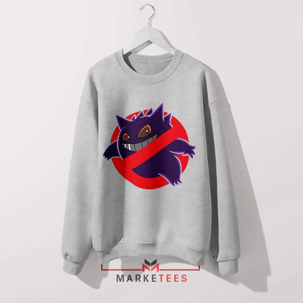 Gengar Shadow Strike Pokemon Go Grey Sweatshirt