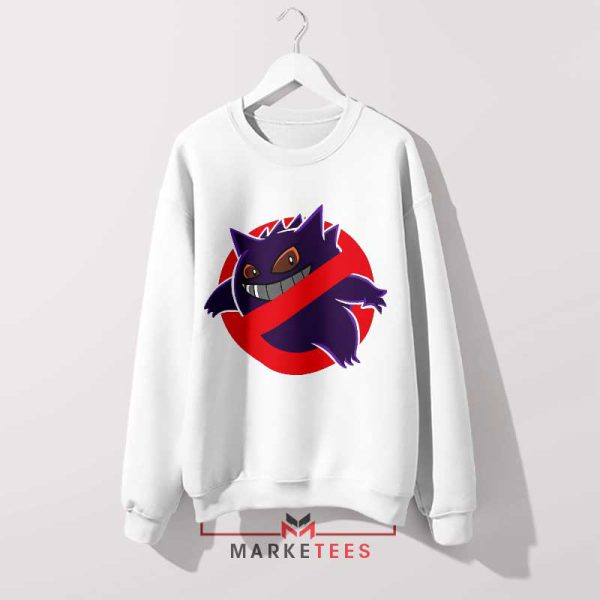 Gengar Shadow Strike Pokemon Go White Sweatshirt