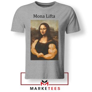 Get in Shape with the Mona Lisa Gym Line Grey Tshirt