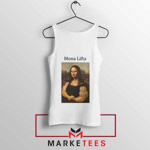 Get in Shape with the Mona Lisa Gym Line White Tank Top