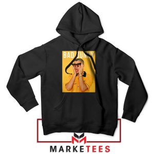 Get the Bad Bunny Look Black Hoodie