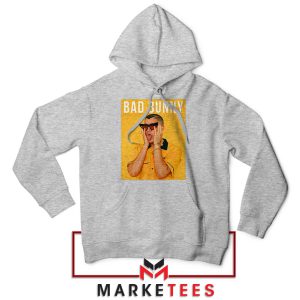 Get the Bad Bunny Look Grey Hoodie