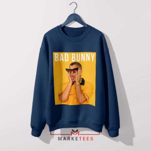 Get the Bad Bunny Look Navy Sweatshirt