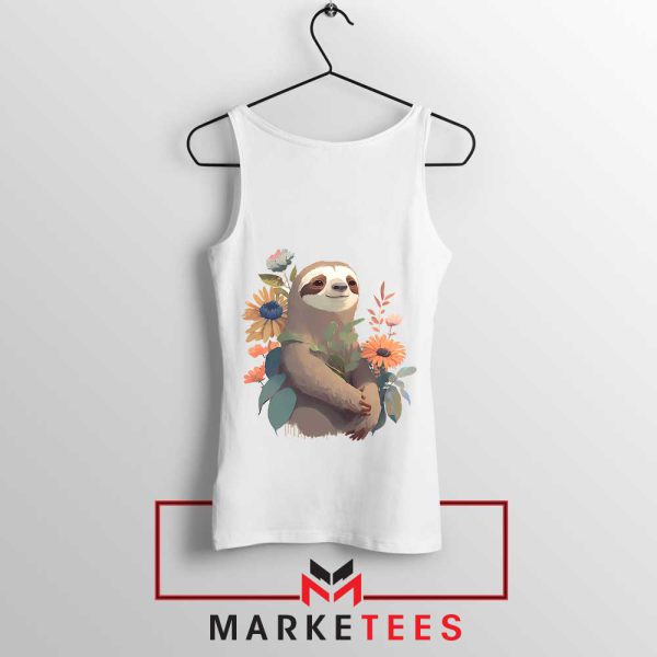 Go Slow with a Smile Beauty Sloth Tank Top