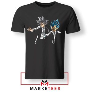 Goku Vegeta Pulp Fiction Shot Scene Tshirt