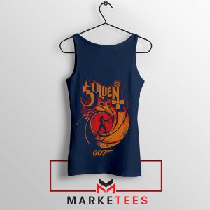 GoldenEye 007 Retro Movie Navy Tank Top