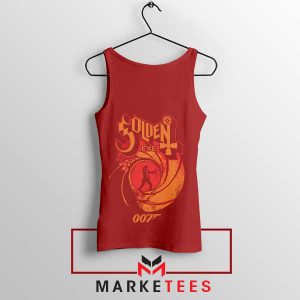 GoldenEye 007 Retro Movie Red Tank Top