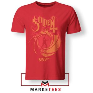 GoldenEye 007 Retro Movie Red Tshirt