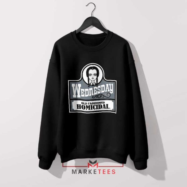 Gothic Whimsical Darkness Wednesday Addams Sweatshirt