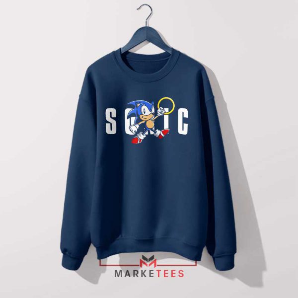 Gotta Go Fast Sonic's Jumpman Navy Sweatshirt