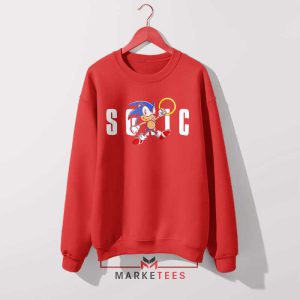 Gotta Go Fast Sonic's Jumpman Red Sweatshirt