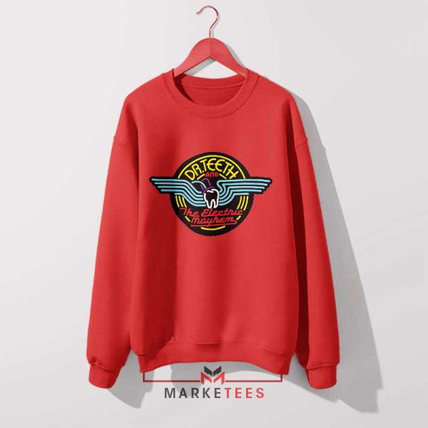 Groovy Rhythms With Dr. Teeth Tour Red Sweatshirt