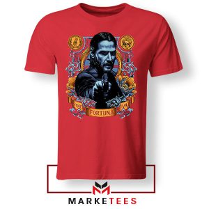 Gun Fu Master Fortes Fortuna Juvat Red Tshirt