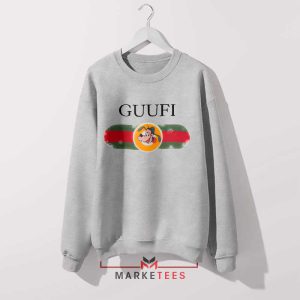 Guufi Goofy and Wilbur Fashion Grey Sweatshirt