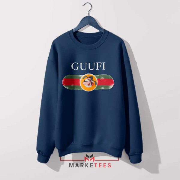 Guufi Goofy and Wilbur Fashion Navy Sweatshirt