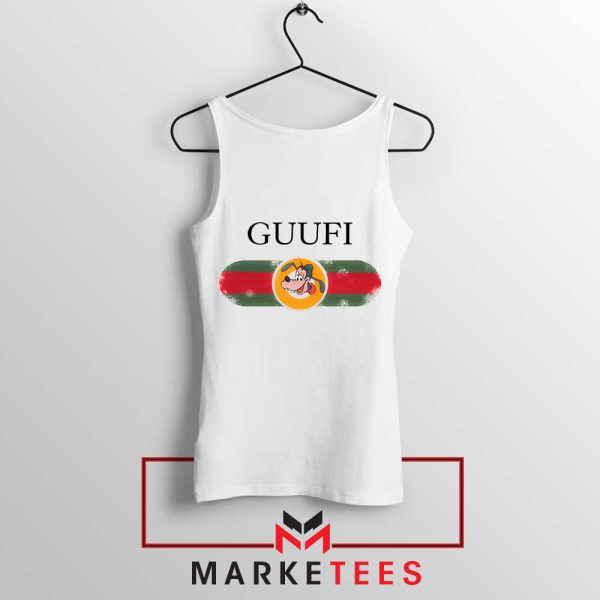 Guufi Goofy and Wilbur Fashion White Tank Top