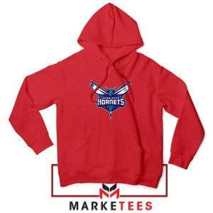 Hornets Pride Buzz City Basketball Red Hoodie