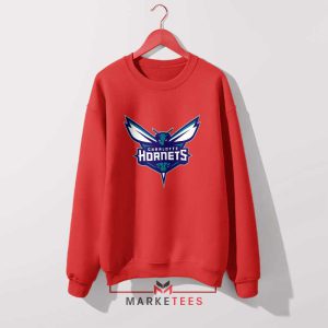 Hornets Pride Buzz City Basketball Red Sweatshirt