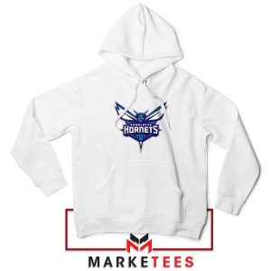 Hornets Pride Buzz City Basketball White Hoodie