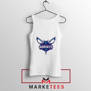 Hornets Pride Buzz City Basketball White Tank Top