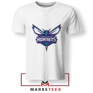 Hornets Pride Buzz City Basketball White Tshirt