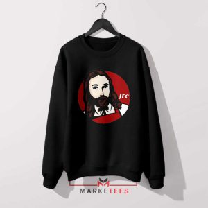 Jesus Christ Savior KFC Symbol Black Sweatshirt